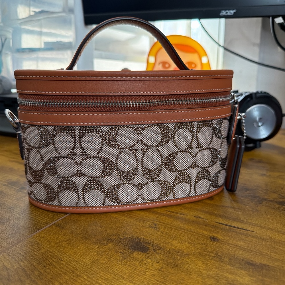 Coach Brown and Tan Crossbody Bag
